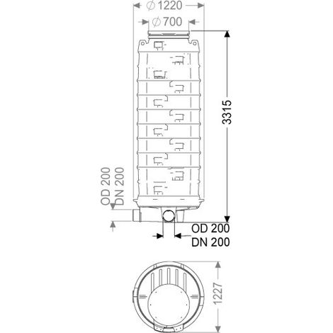 KESSEL 883070 puits standard GT LW1000