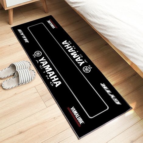 Tapis d'exposition pour moto 60 x 200 cm, antidérapant, idéal pour les passionnés de moto. Tapis décoratif, résistant aux taches et facile à nettoyer