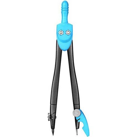 Compas métallique spécial trousse - WONDAY - Violet - Robustesse - Sécurité - Précision