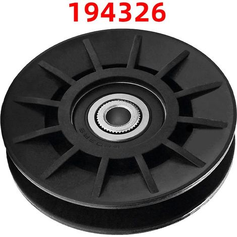 Lot 3 galets tendeurs noirs – Pour AYP Husqvarna 532194326 194326 – Poulie transmission tondeuse robuste (1/3)