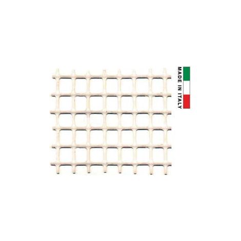 Filet Plastique Carré Blanc 10x10mm - maille 10x10mm - hauteur 100cm