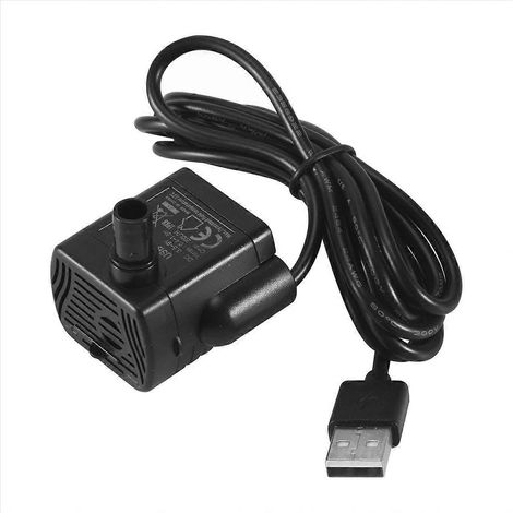 Compatible avec la mini pompe à eau USB sans balais ultra-silencieuse 5V 70cm (1/5)