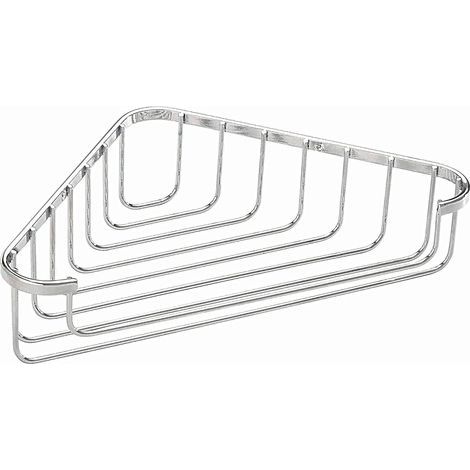 Corner basket in rust-resistant chrome-plated steel - Silver (1/5)