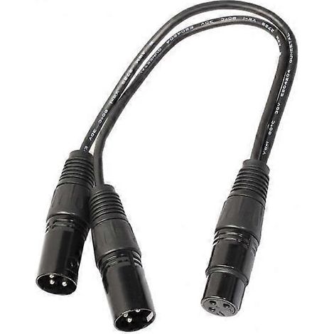 Câble répartiteur audio pour microphone de type Y, 16 connecteurs XLR femelles 3 broches vers deux connecteurs mâles. (1/5)
