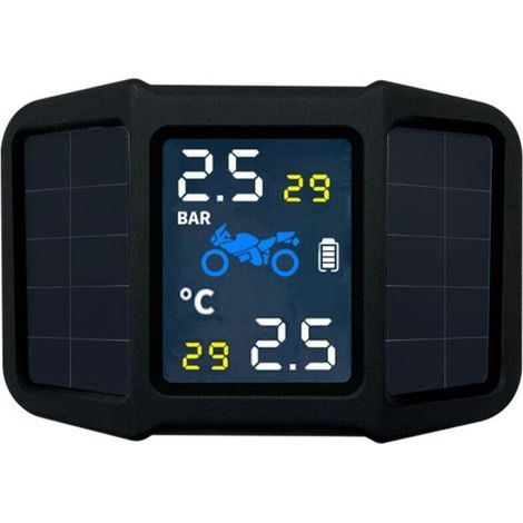 Tire Pressure Monitor for Car and Motorcycle with Transducer Sensor and Lithium Battery (1/4)