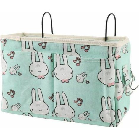 Organisateur de Lit Imperméable (Bleu), Poche de Rangement pour Dortoir (1/5)