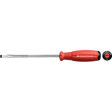 PB Swiss Tools Tournevis pour visà fente, avec manche bimatière SwissGrip, Largeur embout (b): 8 mm