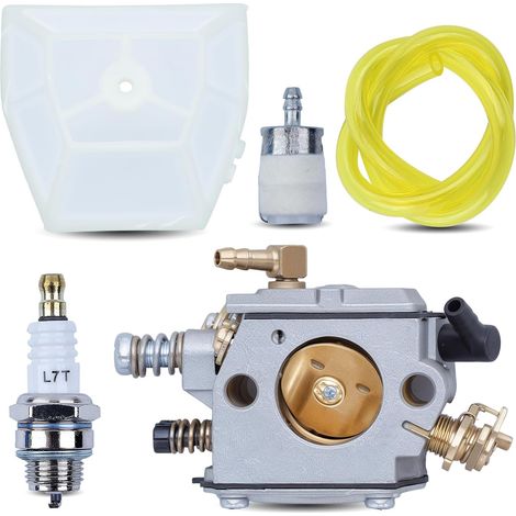 Carburatore LinDuxe CS590 per Echo CS-590 CS-600P CS600P CS600 CS610 CS620 Motosega Shindaiwa 591 con filtro dell'aria CS600 Candela Kit di messa a punto del filtro del carburante Rep A021001661 A021 (1/4)