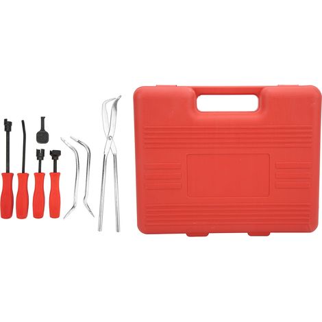 Kit 8 pièces démontage tambour de frein universel, acier 45 chromé, extracteur outillage avec mallette de rangement (1/5)