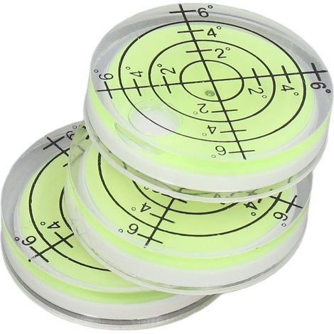 3 Niveaux à Bulle Ronds Miniatures Haute Précision 32mm pour Mesures Horizontales (1/5)