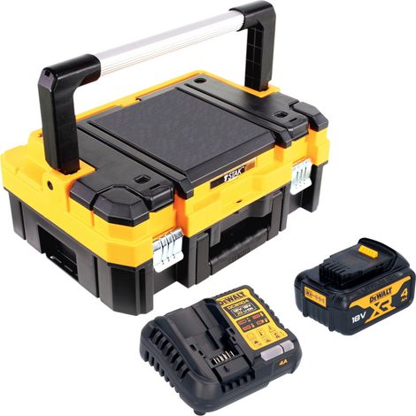 DeWalt DCB 1104 M1T Akku Starter Set 18 V mit 1x Akku 4,0 Ah + DCB 1104 Ladegerät + TSTAK (1/5)