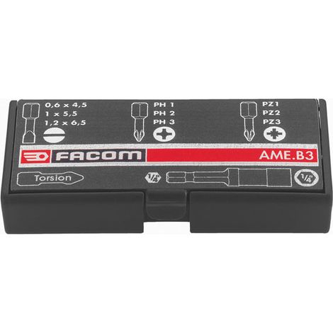 Jeu d'embouts de vissage Facom x 9 pièces ( Prix pour 1 ) (1/2)