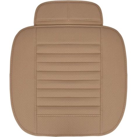 Coussin de siège de voiture en cuir PU, coussin de siège avant de voiture, protecteurs de siège de voiture universels antidérapants pour les conducteurs et les employés de bureau (1/5)