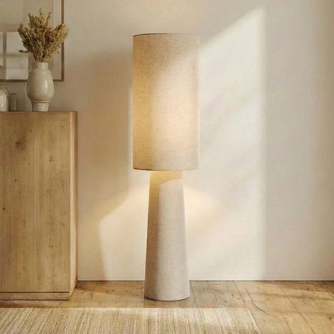 [GEBRAUCHT] B-Ware Lindby Stehleuchte Standlampe Elfie Leuchte Leinen Beige skandinavisches Design (1/2)