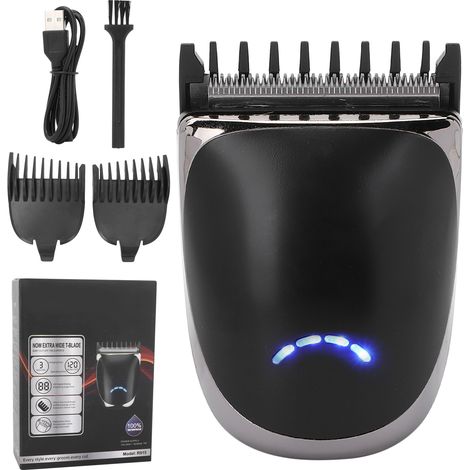 Machine À Couper Les Cheveux - Rasoir Électrique Rechargeable Par USB - Étanche - Pour Coupe Maison Homme - 1 Pièce (1/5)