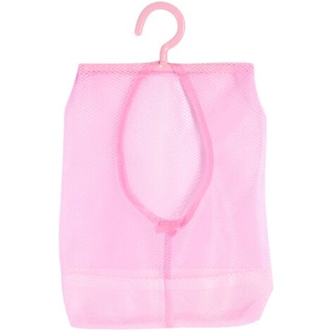 Sac de Rangement en Maille à Suspendre Multi-usages pour Chaussettes, Bas, Organisateur de sous-vêtements, Soutien-Gorge et Organisateur de sous-vêtements de Salle de (Rose) (1/4)