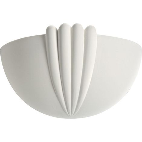 DOMINO Applique Mur plâtre E27 77W max.,demi-lune Lpe non incl. ARIC 3029