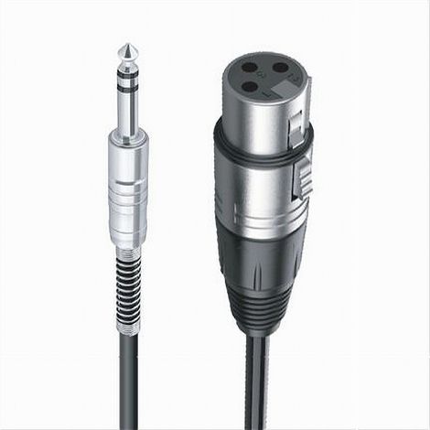 TRADE SHOP - Cavo Da Jack 6.5 Mm A Xlr Femmina Audio Prolunga Per Microfono Da 5metri Jxlr-07 -