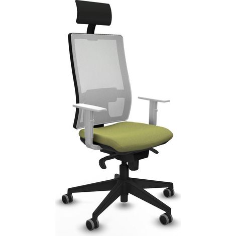 piqueras-y-crespo Horna chaise bureau vert olive (1/3)
