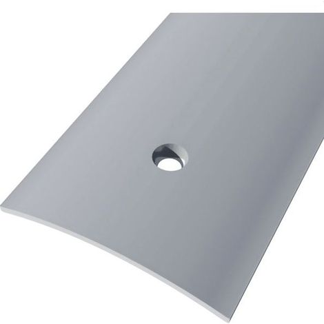 Halbgewölbte Schwelle vorgebohrt L.73cm x B.30mm ELTON Edelstahl - B01001/073