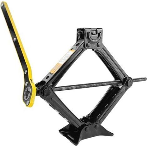 Les Cric Voiture 2T, Crique Voitures, Crics de Levage, Scissor Jack À Ciseaux avec Croix de Roue, pour Camions, Berlines, Fourgonnettes (1/5)