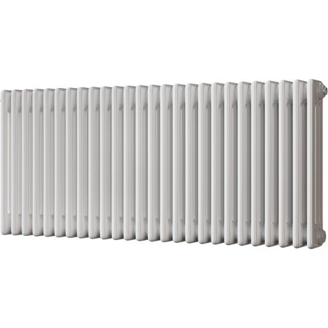 Alpha - White Column Radiator H500mm x W1177mm 3 Column - Feet Included (1/3)