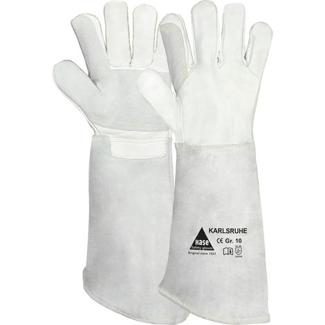 Hase Schnittschutzhandschuhe Karlsruhe Größe 10, Rindnarbenleder 6 Stk