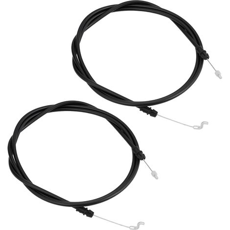 Lot de 2 câbles de commande d'embrayage pour tondeuse à gazon 946-05105 946-05105A 746-05105 174,6 cm compatibles avec SC300HW (1/5)