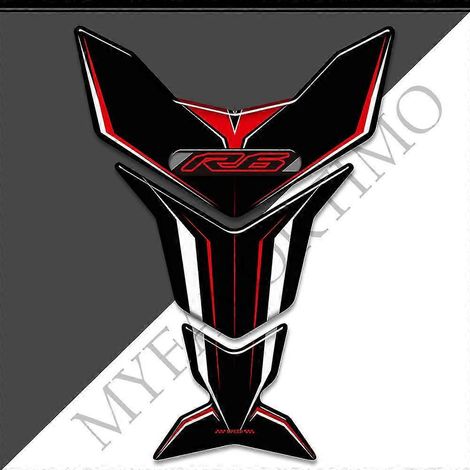 Protection de réservoir, autocollants et emblème Yamaha YZF-R6, kit de protection pour les genoux (essence, huile, etc.) - YZF-R614