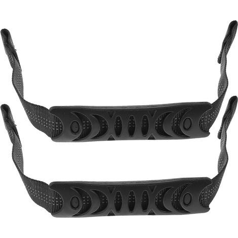 Set mit 2 Kopfstützengriffen fürs Auto, Kopfstützenhalterung aus Nylon, Zubehör für die Rückbank – 39,5 x 3 x 1 cm – Schwarz (1/4)