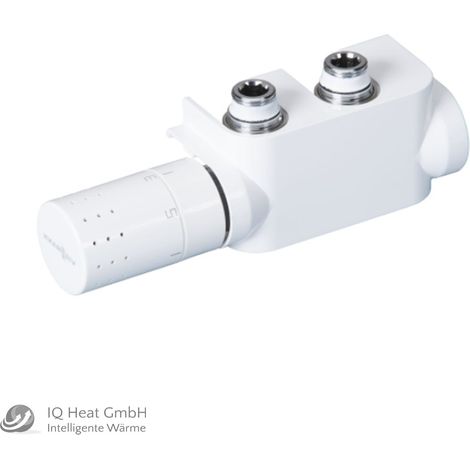 Viessmann Ventilhahnblock mit Design-Thermostatkopf weiß, links 7750492 (1/2)