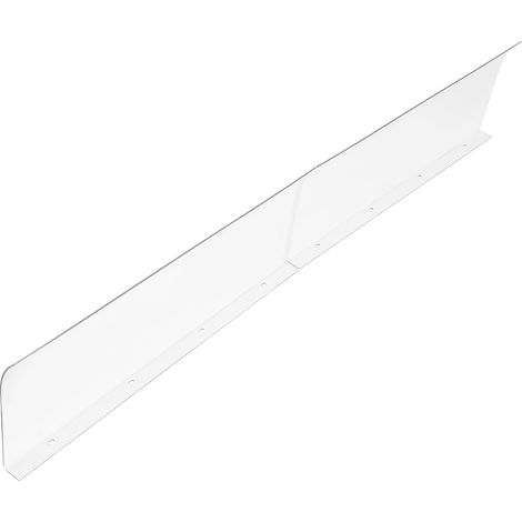 Auvent de Porte d'entrée Toit Marquise Extérieur Porte Résistante Toit Abri Protection Contre La Pluie et UV pour Terrasse Balcon (200x34.5 cm, Clair) (1/5)