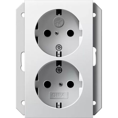 Gira Doppeldose SCHUKO 1fach rws 273103 (1/2)