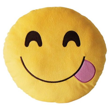 CUSCINO FACE SMILE WHATSAPP SOGGETTI ASSORTITI D.34 CM SET 5 PEZZI - BIACCHI GIANFRANCO (1/2)