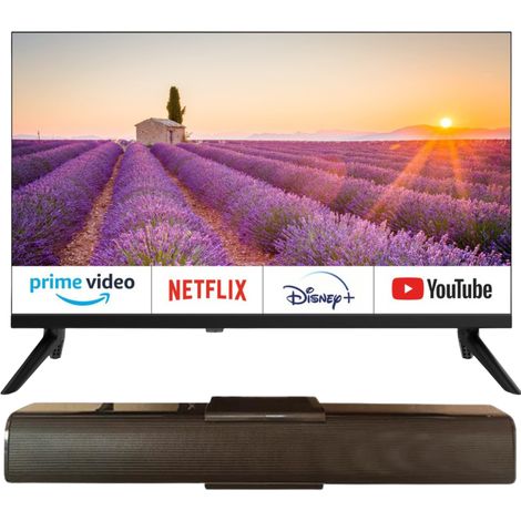 PACK EQUINOXE Téléviseur 22'' Smart TV Camping-car + Barre de son