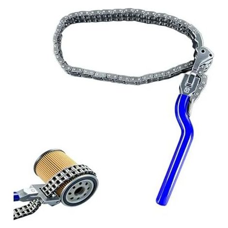 Ölfilterschlüssel, 13,8 Zoll Ölkettengriff, Autoreparaturwerkzeug für Filter mit Ø 60-160 mm - (1/5)