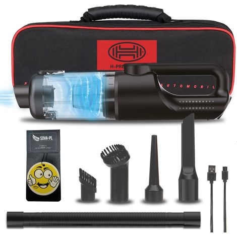 Mini aspirapolvere wireless per auto, potente 90W + profumo (vaniglia) (1/3)