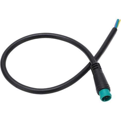 Câble d'extension pour vélo électrique (20245 broches mâles), 24 cm (0,8 pied), étanche IP65, pour trottinettes électriques, 200 V CA. (1/5)