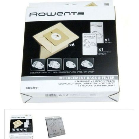 Boite de 6 sacs + 1 filtre (1/3)