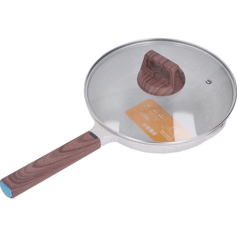 Poêle à frire en pierre médicale, wok antiadhésif pour la cuisine, compatible avec les plaques à induction et les cuisinières à gaz. (1/5)