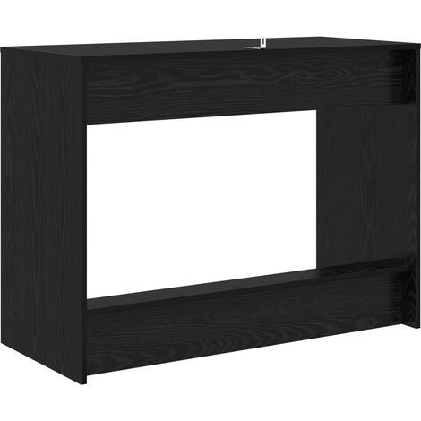 Bureau Table de travail Table d'écriture de lit Chêne noir 100 x 45 x 75 cm Bois d'ingénierie (1/5)