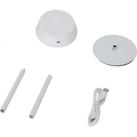 Abat-jour LED d'ambiance minimaliste nordique, blanc 2.4W IP20, pour chambre et table