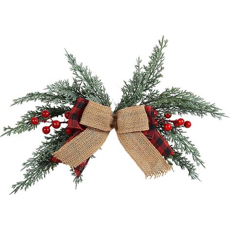 Couronne de Noël décorative pour vitrine de chambre d'enfant, café ou hôtel (1/5)