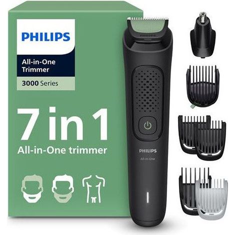 Tagliacapelli uomo Philips MG3935/15 Tutto in Uno Serie 3000 Nero e Verde