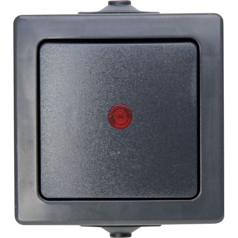 Kopp 566615003 Feuchtraum-Schalterprogramm Nautic Anthrazit 1 St.