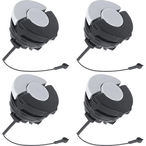 4 bouchons d'huile pour tronçonneuses Stihl MS171 MS181 MS200 MS210 MS230 MS240 MS250 MS260 MS340 MS200T MS211 MS192 MS192T Remplacer 00003500533 0000 350 0526 cm (1/5)