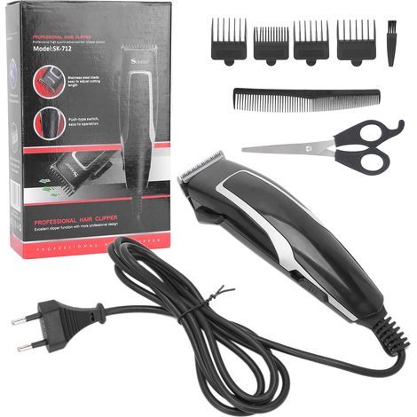 Tondeuse à cheveux professionnelle puissante pour salon et usage domestique, prise européenne 230 V (1/5)