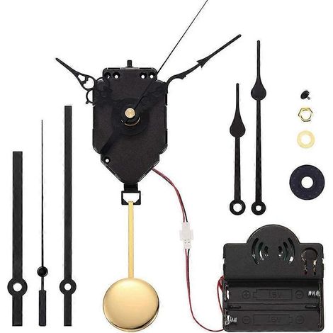 Ensemble de mouvement d'horloge à pendule moderne avec aiguilles et carillon (1/5)