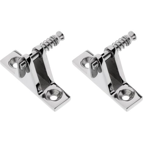 AIDUCHO 2pcs Charnière Pont De Bateau Support Installation Auvent Bimini Top Bateau (1/4)