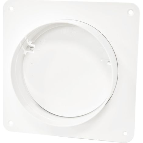 Conector de conducto redondo con v谩lvula de retenci贸n y brida de 100 mm - RX 02-505 (1/3)